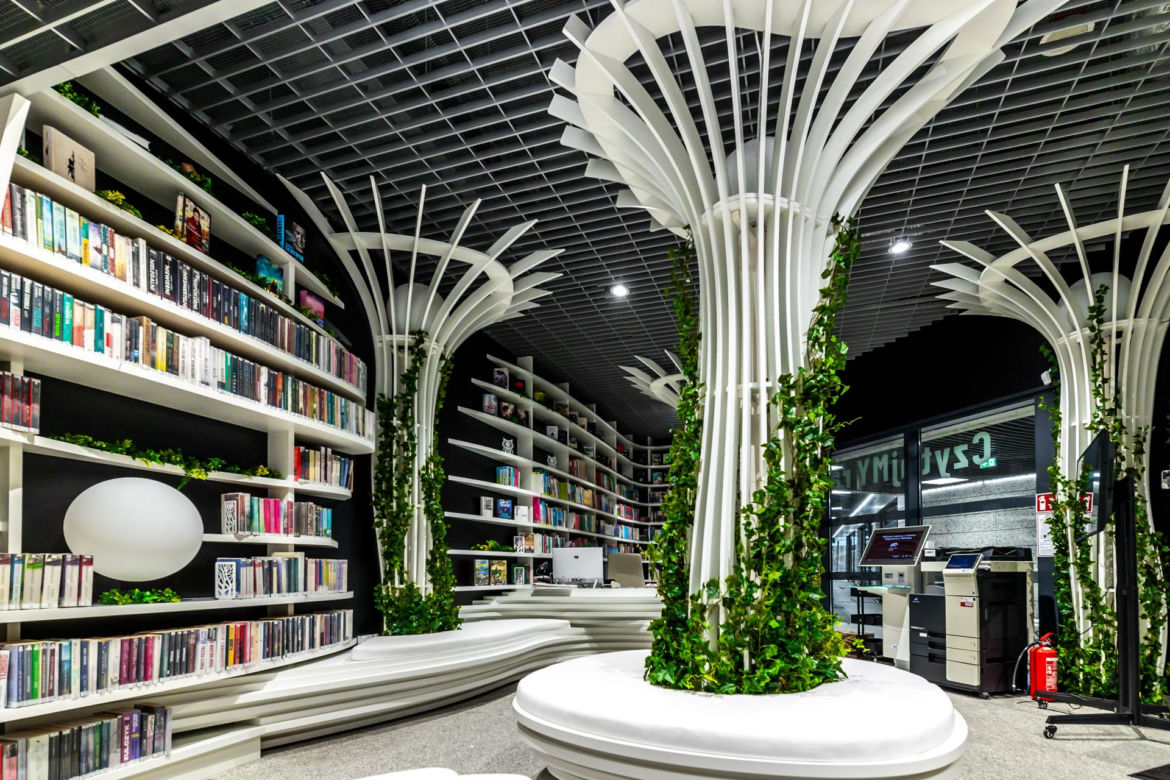 Metroteka – biblioteka na stacji metra M2 Kondratowicza w Warszawie