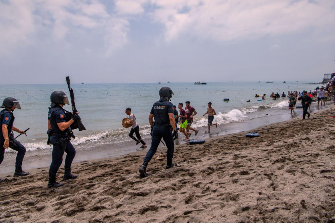 Szturm migrantów na Hiszpanię