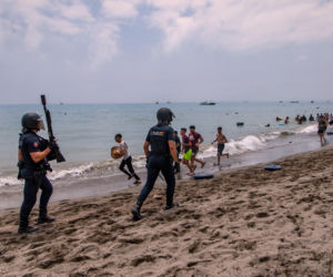 Szturm migrantów na Hiszpanię