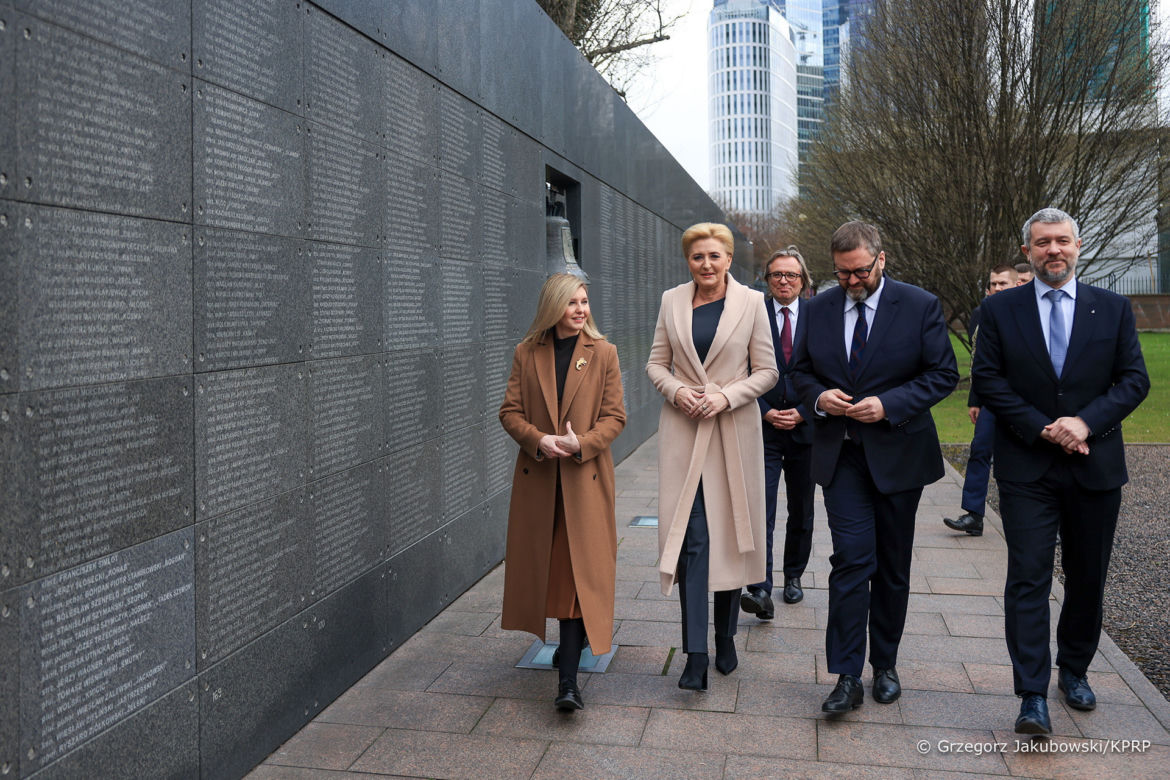 Ołena Zełenska i Agata Duda w Muzeum Powstania Warszawskiego