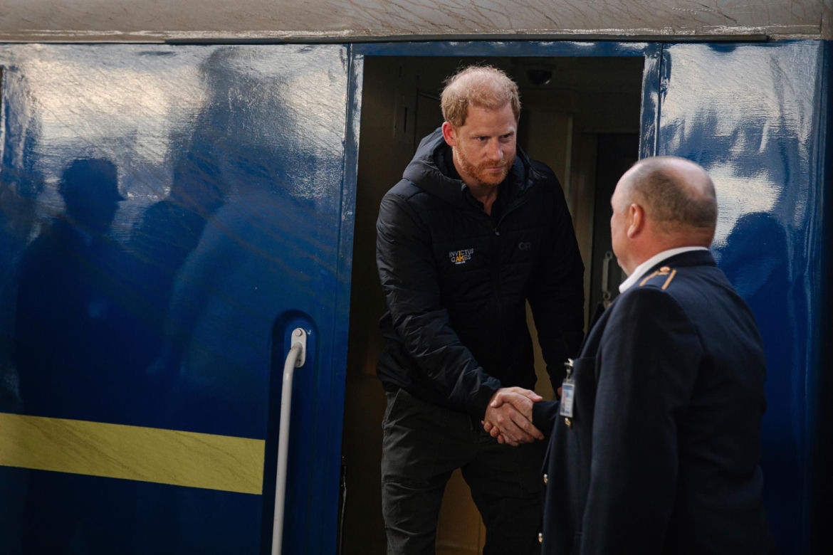 Książę Harry odwiedza Ukrainę.