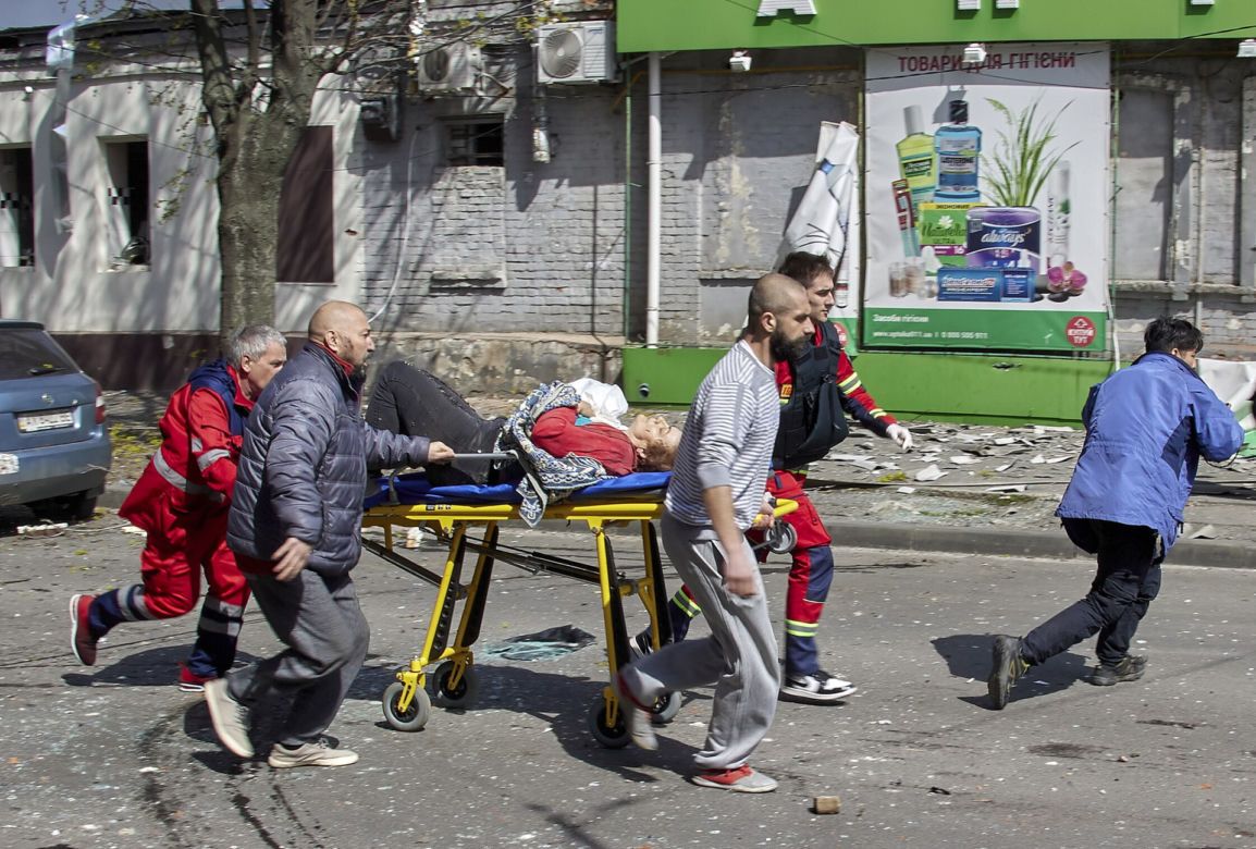 Wojna na Ukrainie. Ostrzały w Charkowie