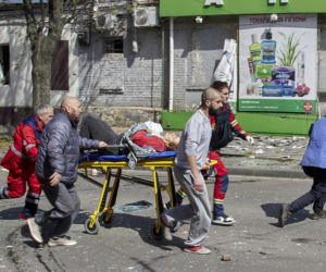 Wojna na Ukrainie. Ostrzały w Charkowie