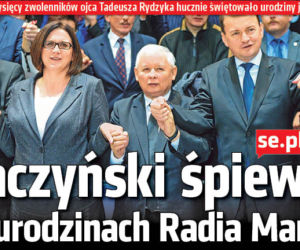 Kaczyński na urodzinach Radia Maryja