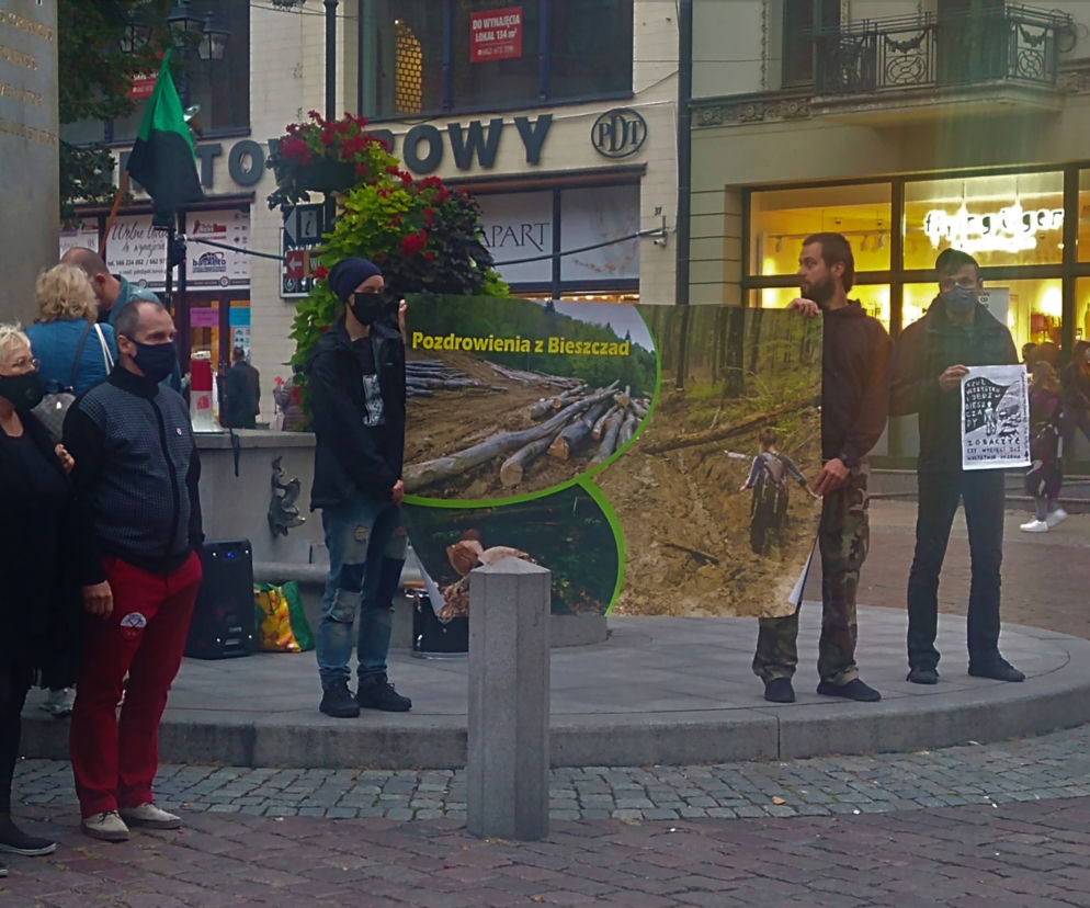 Nie oddamy Bieszczad piłom! Toruń wspiera ogólnopolski protest [AUDIO, WIDEO]