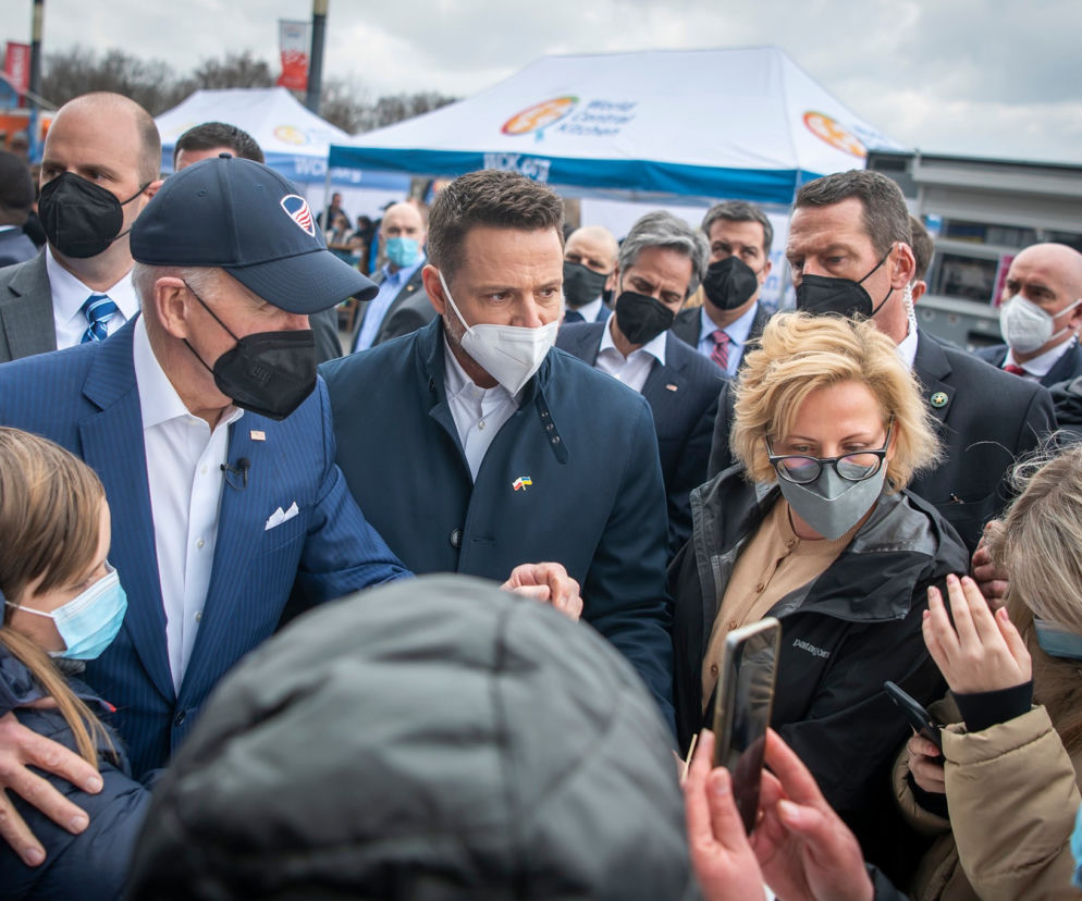 Wizyta prezydenta Joe Biden w Miasto Stołeczne Warszawa - PGE Narodowy