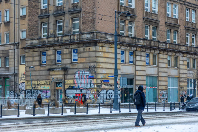 Graffiti w centrum Warszawy w 2026 r.