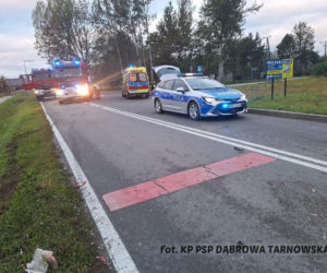 Groźny wypadek w miejscowości Borki koło Szczucina