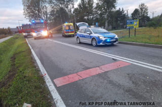 Groźny wypadek w miejscowości Borki koło Szczucina