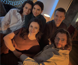 M jak miłość. Kasia (Paulina Lasota), Mariusz (Mateusz Mosiewicz), Aneta (Ilona Janyst), Jakub (Krzysztof Kwiatkowski)