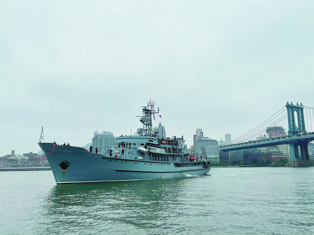 ORP Wodnik zawinął do NYC