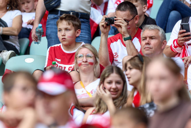 Polska - Ukraina. Tłumy kibiców na trybunach. Znajdź się na zdjęciu!