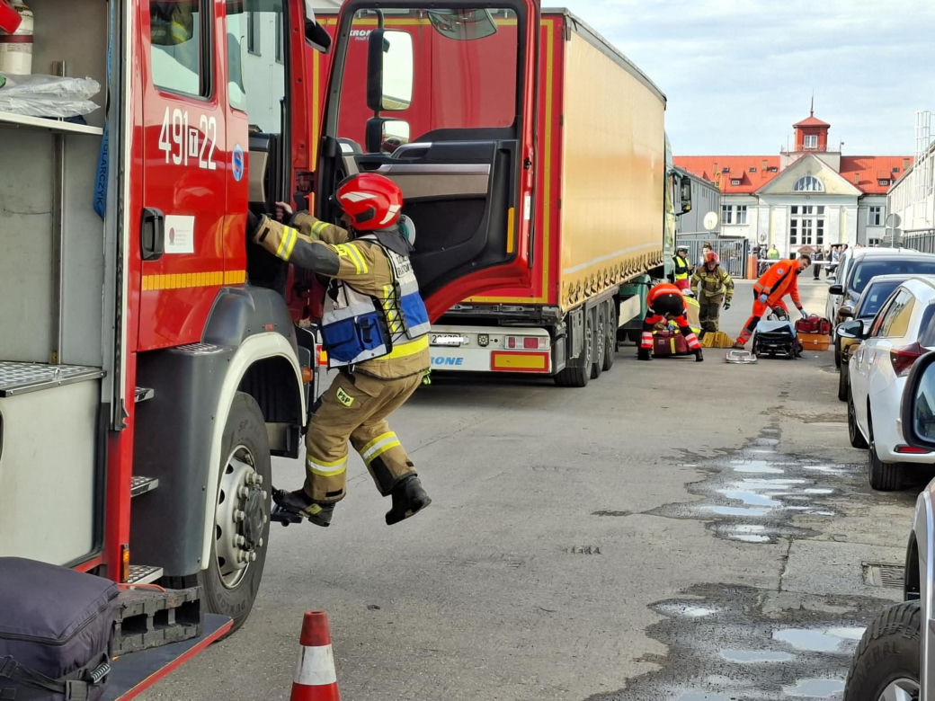 Wypadek na "strefie" w Starachowicach