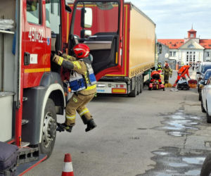 Wypadek na strefie w Starachowicach