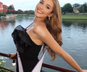 Miss Polski Oliwia Mikulska na stadionie i nie tylko