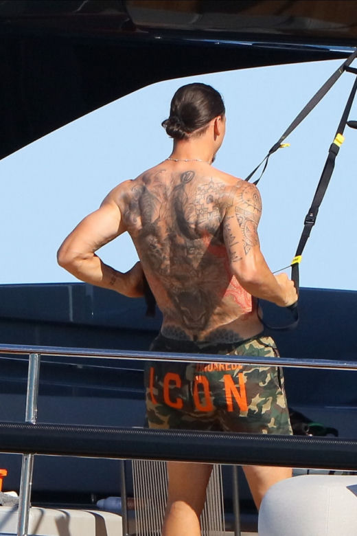 Zlatan Ibrahimović z rodziną na jachcie
