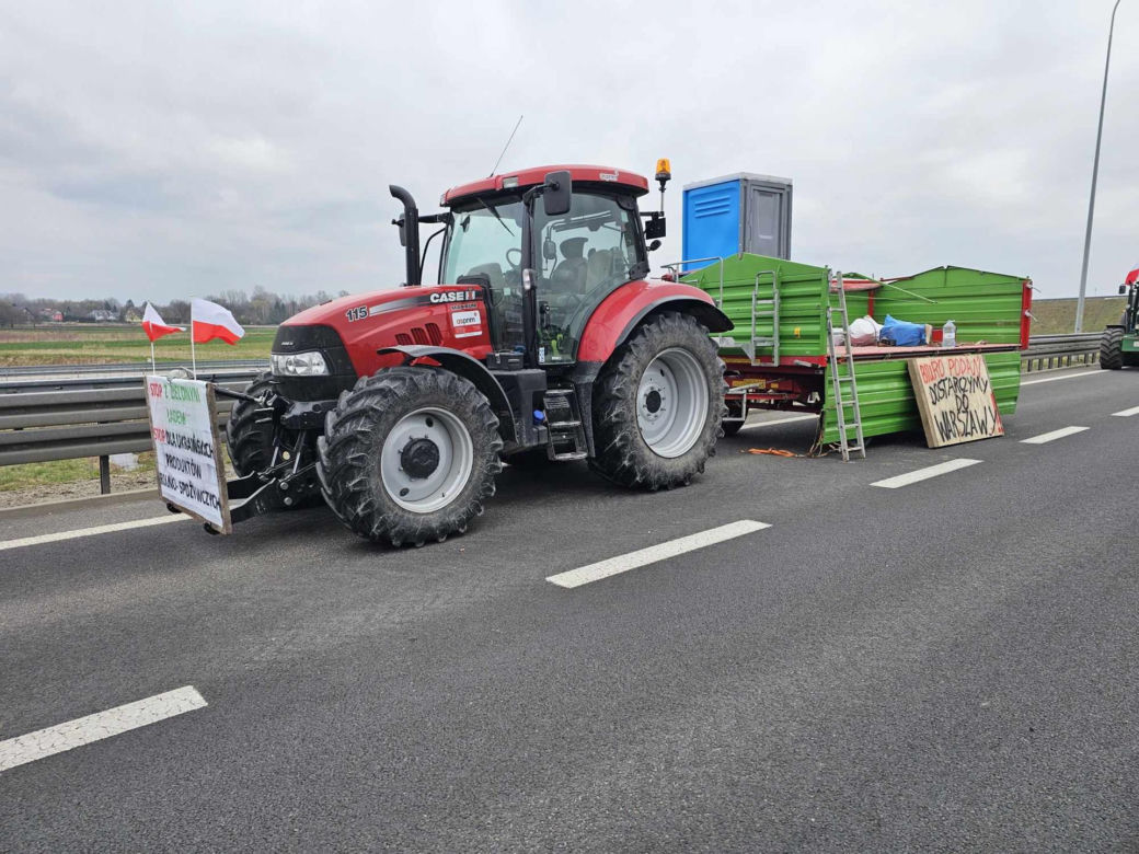 Protest rolników na Podkarpaciu