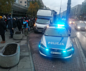 Gigantyczne siły policji w Warszawie