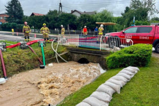 Pogoda dodała pracy strażakom