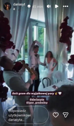 Tak hulały gwiazdy na weselu Darii Sytej i Igora Grobelnego. Szampan lał się strumieniami!