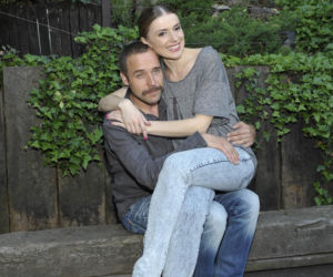 Halina Mlynkova i Łukasz Nowicki