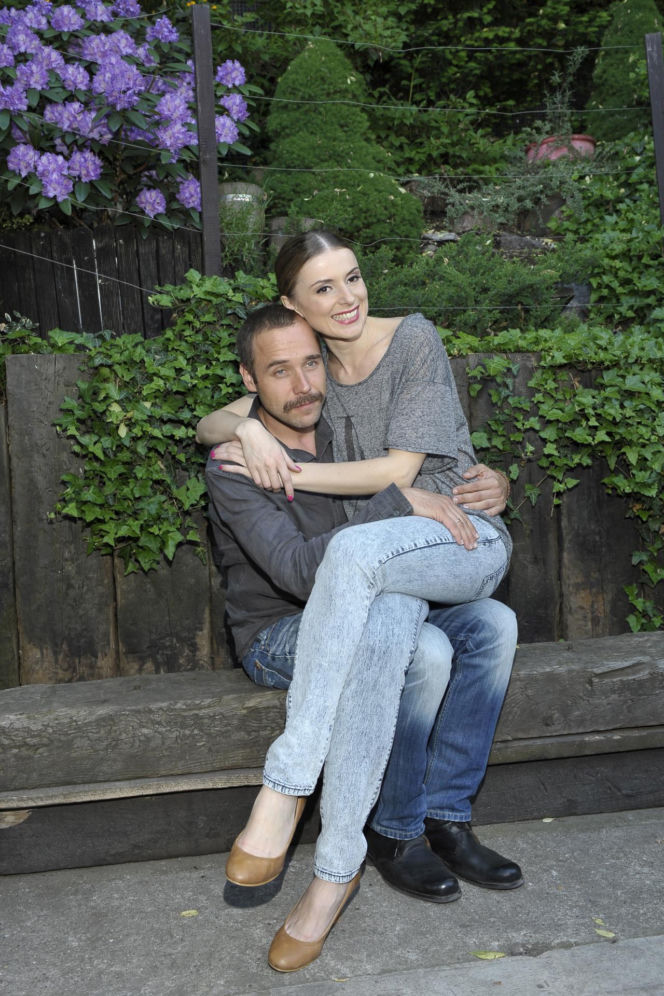 Halina Mlynkova i Łukasz Nowicki