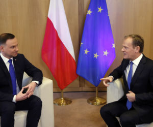 Spotkanie Dudy z Tuskiem