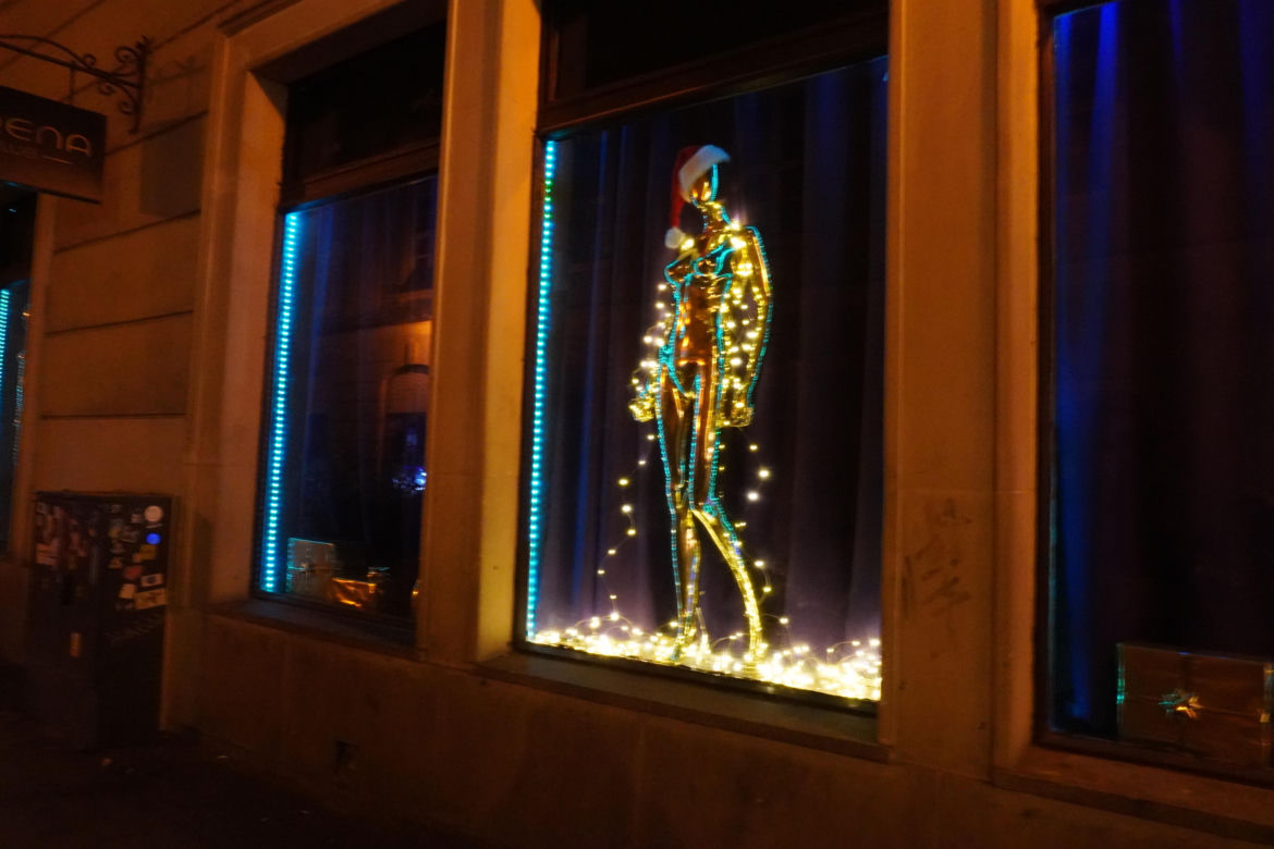 Poznań na wieczór przed Wigilią