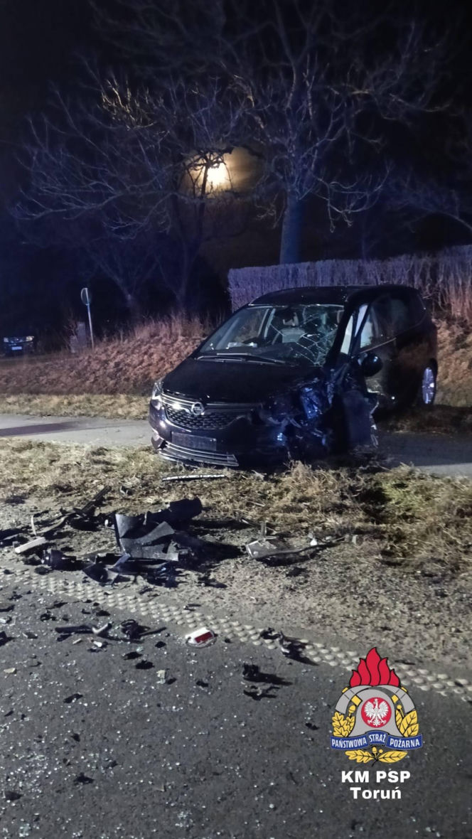 Wypadek w miejscowości Zelgno pod Toruniem