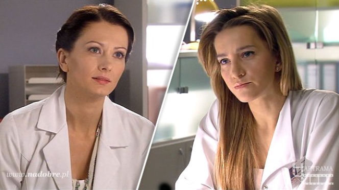 NA DOBRE i NA ZŁE odc. 514. Lena Starska (Anita Sokołowska), Hana Goldberg (Kamilla Baar)