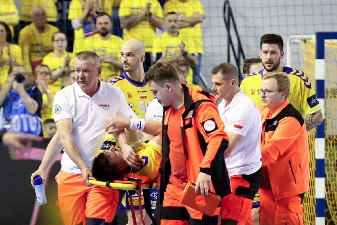 Michał Olejniczak, piłkarz ręczny Industria Kielce, miał wczoraj kontuzję w meczu