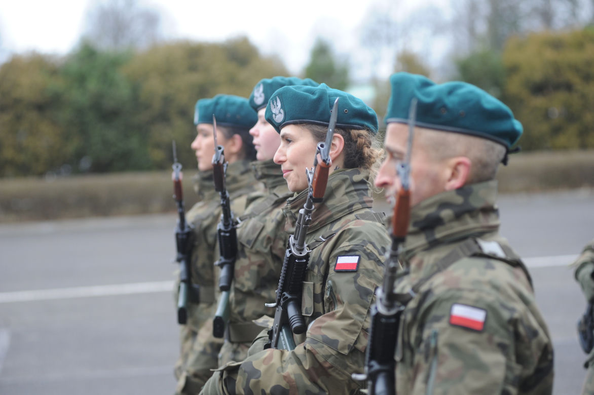 Ochotnicy złożyli przysięgę wojskową