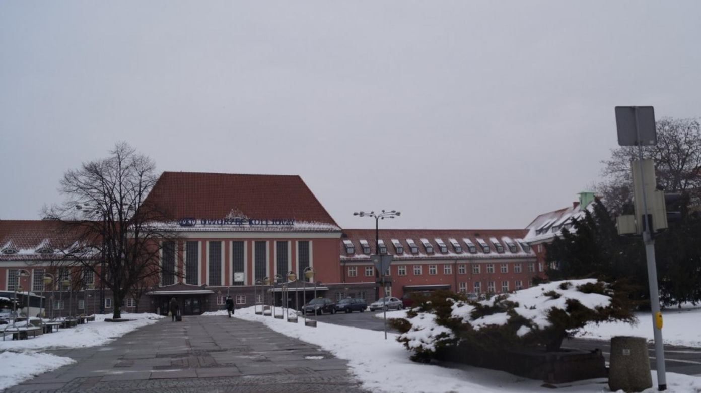 Gliwice: Miasto wycina drzewa przed dworcem PKP. Mieszkańcy protestują [ZDJĘCIA]