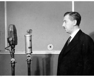 Odczyt radiowy wicepremiera Eugeniusza Kwiatkowskiego w Warszawie