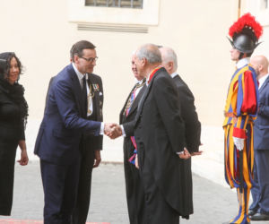 Morawiecki Mateusz premier z wizytą w Watykanie