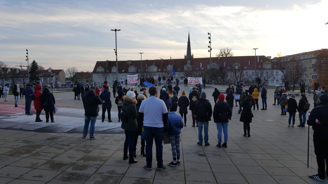 Strajk miesiąc Szczecin