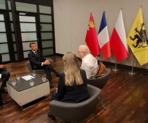 Macron i Wałęsa w Gdańsku. Te zdjęcia mówią więcej niż tysiąc słów