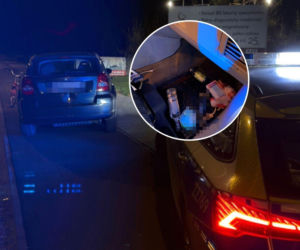 Pijacka eskapada dwóch koleżanek. Naprute pojechały do sklepu, straciły auto