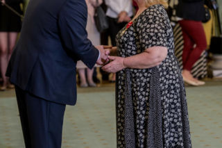 Stanisława Celińska z rodziną