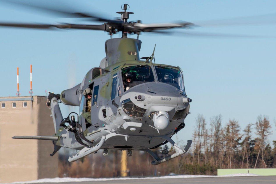 Czeski UH-1Y Venom w locie