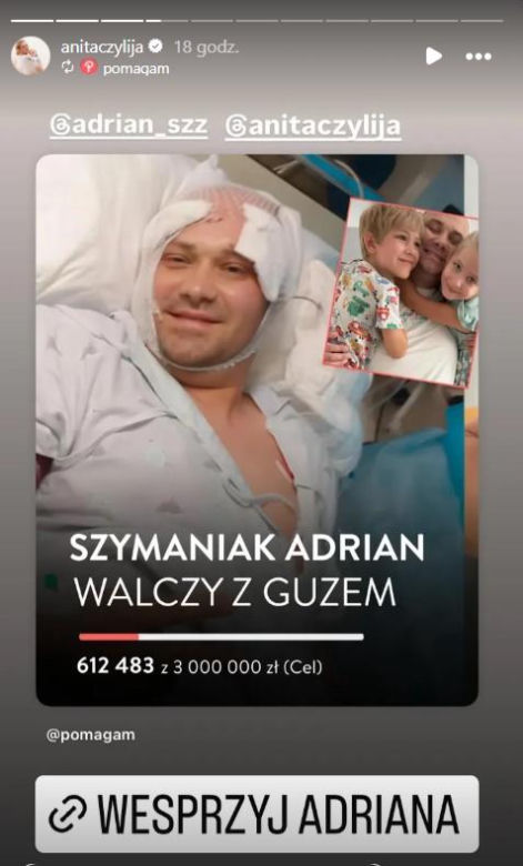 Adrian Szymaniak zbiera pieniądze na leczenie