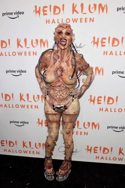 Heidi Klum jest niekwestionowaną królową Halloween. Jej przebrania wprawiają w osłupienie!