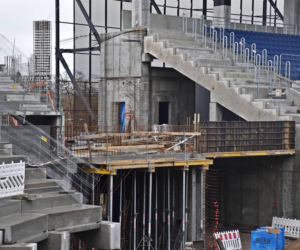 Budowa stadionu w Szczecinie - listopad 2021