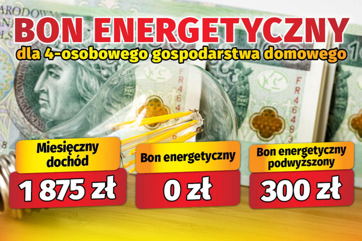 Bon energetyczny dla 4-osobowego gospodarstwa domowego
