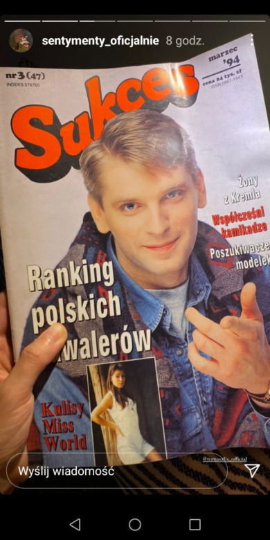 Tomasz Lis na okładce