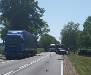 Ploski. Karambol na DK 19. Dwie osoby ranne [ZDJĘCIA]
