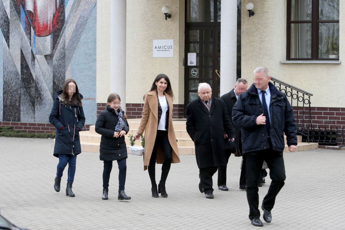 Marta Kaczyńska ze stryjem Jarosławem Kaczyńskim