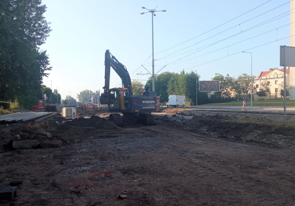 Modernizacja torowiska w centrum Torunia. Skrzyżowanie zmieni się w rondo turbinowe