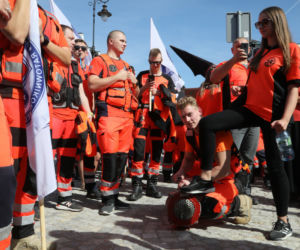 Wielki protest medyków w Warszawie