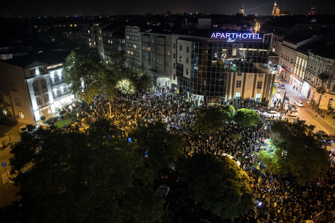 Strajk Kobiet. Wielotysięczny protest w Krakowie